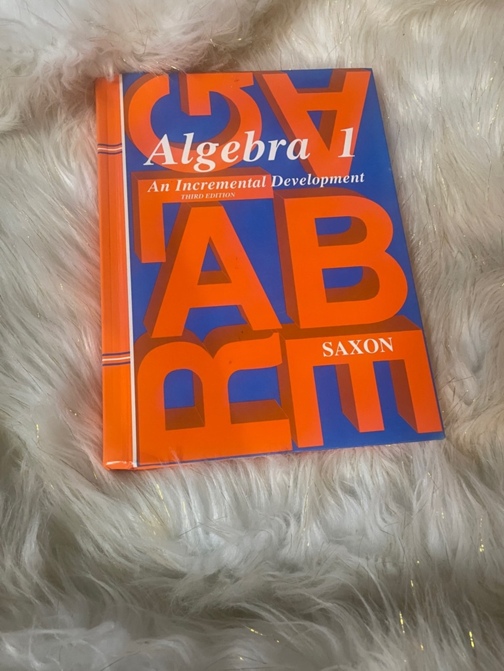 Saxon Algebra 1 Textbook - Bright Blue & Orange Cover - Picture 5 of 5